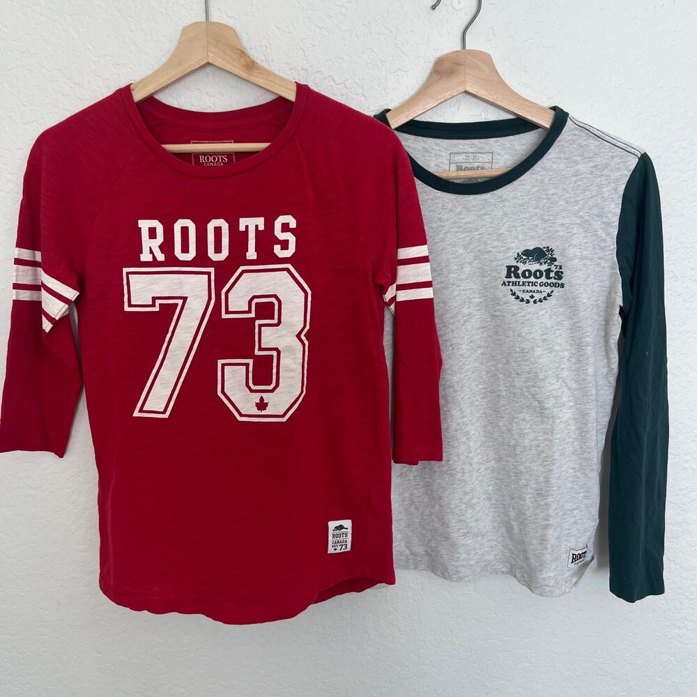 Roots Canada Women’s Medium Long Sleeve Shirt Bundle